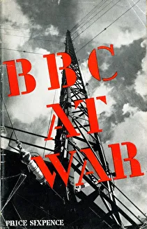 Cover design, BBC at War booklet by Antonia White, WW2 Cover design, BBC at War booklet by Antonia White, WW2