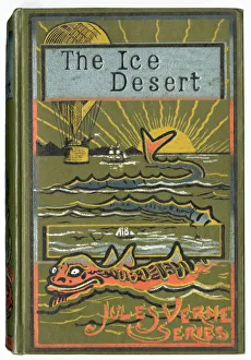 Front cover design, The Ice Desert, by Jules Verne Front cover design, The Ice Desert, by Jules Verne
