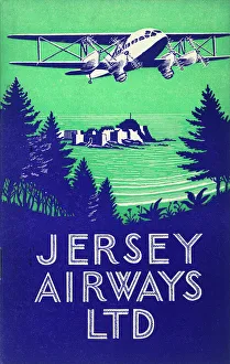 Cover design, Jersey Airways brochure Cover design, Jersey Airways brochure