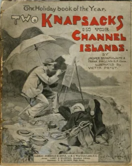 Cover design, Two Knapsacks in the Channel Islands Cover design, Two Knapsacks in the Channel Islands