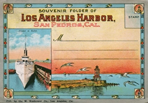 Cover design, Los Angeles Harbour, California, USA Cover design, Los Angeles Harbour, California, USA