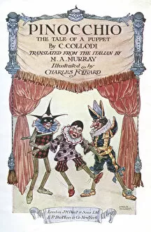 Curtains Gallery: Cover design, Pinocchio