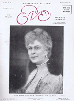 Front cover to Eve Magazine 12 May 1926 featuring Queen Mary Front cover to Eve Magazine 12 May 1926 featuring Queen Mary