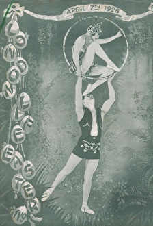 Front cover of London Life featuring an acrobatic dancing ac Front cover of London Life featuring an acrobatic dancing ac