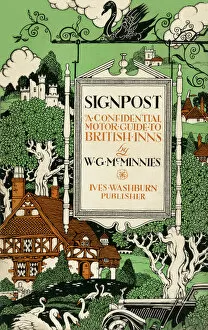 Images Dated 6th August 2019: Front cover of Signpost, motor guide to British Inns