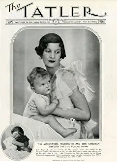 Front cover of The Tatler featuring a photograph of Lady Weymouth (formerly Daphne Vivian Front cover of The Tatler featuring a photograph of Lady Weymouth (formerly Daphne Vivian