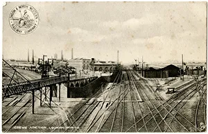 Crewe Junction, looking north, Cheshire Crewe Junction, looking north, Cheshire