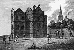 Harrow Gallery: Cricket at Harrow School - early 19th century
