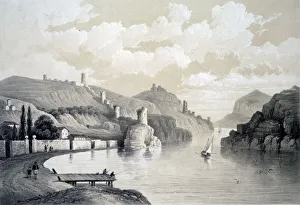 <b class=qtipBold><figcaption>Crimean War</figcaption></b><br>Crimean War, castle at Balaklava, 1855 Date: 1855<br><em>© Mary Evans / National Archives</em> Crimean War