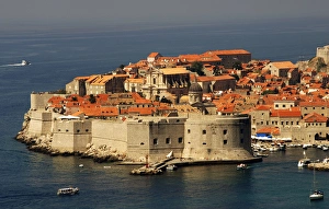 CROATIA. DUBROVNIK. The ancient walled city CROATIA. DUBROVNIK. The ancient walled city
