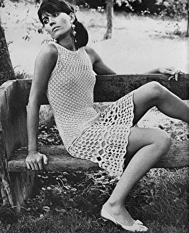 Crochet moonray dress by Clobber, 1966 Crochet moonray dress by Clobber, 1966