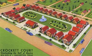 Court Collection: Crockett Court, Galveston, Texas, USA
