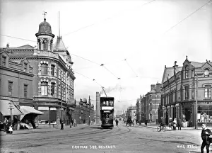 Early 20th-Century Belfast Street Scene Print
