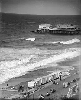 Huts Gallery: Cromer Beach 1930S