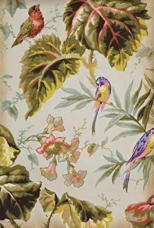 Cropped page from a wallpaper sample book Cropped page from a wallpaper sample book