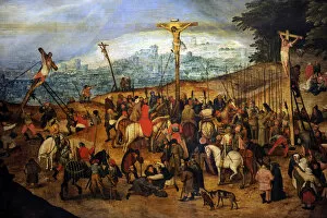Crucified Gallery: The Crucifixion or The Calvary, 1617, by Pieter Brueghel the