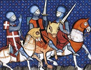 Crusaders departing for an expedition to the Holy Land. Mini Crusaders departing for an expedition to the Holy Land. Mini