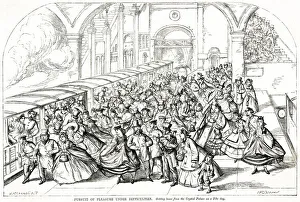 Commuters Gallery: Crystal Palace Railway Station, London 1862