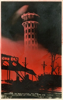 Crystal Palace at Sydenham is destroyed by fire Crystal Palace at Sydenham is destroyed by fire