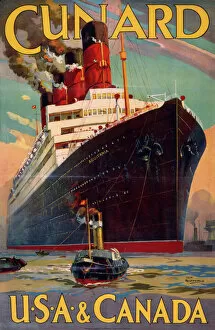 Related Images Gallery: Cunard poster