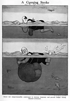 Inflatable Gallery: A cunning stroke by William Heath Robinson