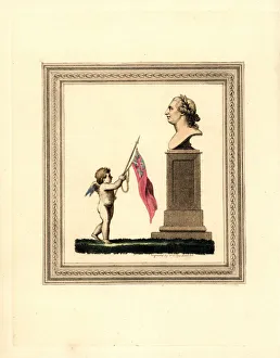 Cupid presenting the colours before the King Cupid presenting the colours before the King