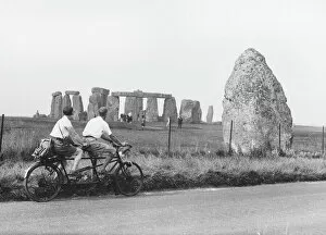 Tandem Gallery: Cycling Past Stonehenge