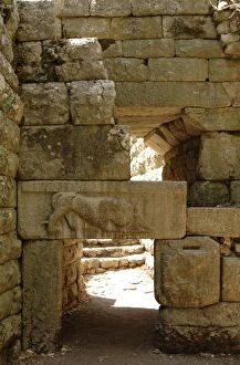 Albania Collection: Cyclopean walls. Lions gate. Butrint. Republic of Albania