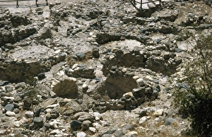 Cyprus. Khirokitia. Archaeological site. Neolithic age. Ruin Cyprus. Khirokitia. Archaeological site. Neolithic age. Ruin