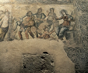 CYPRUS. Paphos. House of Aion. The Apollo and Marsyas CYPRUS. Paphos. House of Aion. The Apollo and Marsyas
