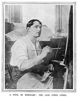 Cyrus Cuneo at Work Print