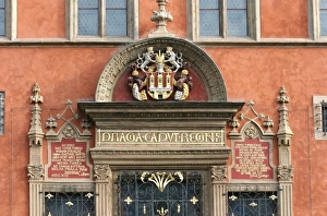 Czech Republic. Prague. Old Town Hall. Renaissance window Czech Republic. Prague. Old Town Hall. Renaissance window