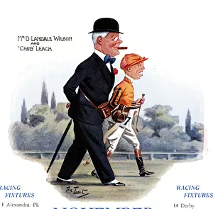 D Landale Wilson and Chub Leach, racing fixtures D Landale Wilson and Chub Leach, racing fixtures