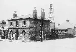 Prints of Dagenham Police station on Shafter Road Police Prints: Dagenham Police Station Print - Shafter Road, Dagenham