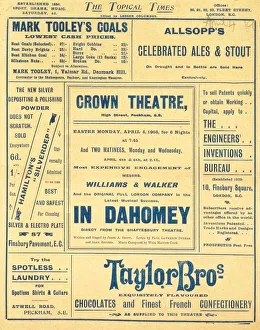 In Dahomey at the Crown Theatre in Peckham In Dahomey at the Crown Theatre in Peckham