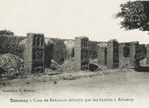 Dahomey (modern Benin) - Ruins of Royal apartments Dahomey (modern Benin) - Ruins of Royal apartments
