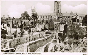 Damage to Canterbury during WW2 - Baedeker Blitz Damage to Canterbury during WW2 - Baedeker Blitz