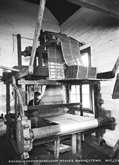 A Damask Napkin Handloom Weaver, Waringstown A Damask Napkin Handloom Weaver, Waringstown