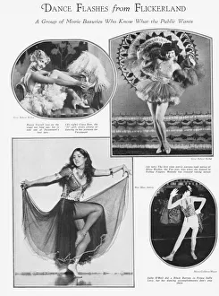 Four dance beauties from Hollywood, 1928 Four dance beauties from Hollywood, 1928