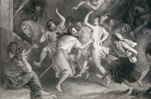Dance of the witches. Romanticism. Etching Dance of the witches. Romanticism. Etching