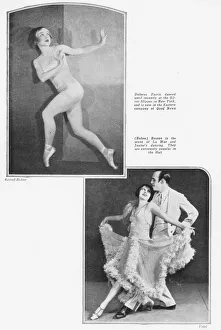 The dancer Dolores Farris and the dancing team The dancer Dolores Farris and the dancing team