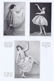 Three dancers: Violet Howard, Mary Leigh and Dorothy Hurst Three dancers: Violet Howard, Mary Leigh and Dorothy Hurst
