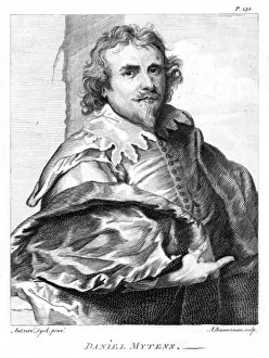 Prints of DANIEL MYTENS Flemish artist Date: 1590 - 1642 Delft Prints: Daniel Mytens Flemish Artist Print 1590-1642