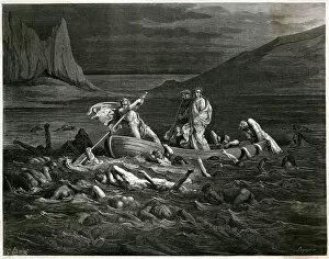 Drowning Gallery: Dante - Virgil Cross Styx