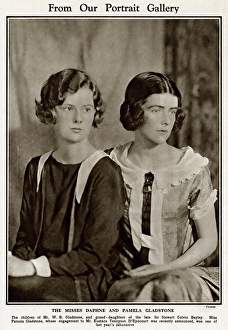 Daphne and Pamela Gladstone by Madame Yevonde Daphne and Pamela Gladstone by Madame Yevonde