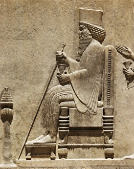Persians Gallery: Darius I on his throne. Persian Art