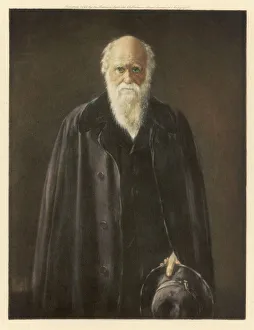 <b class=qtipBold><figcaption>Darwin (Collier)</figcaption></b><br>CHARLES DARWIN towards the end of his life<br><em>© Mary Evans Picture Library 2015 - https://copyrighthub.org/s0/hub1/creation/maryevans/MaryEvansPictureID/10167480</em> Darwin (Collier)