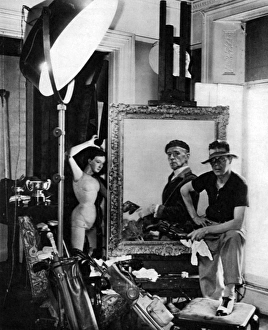 David Jagger painting golf portraits David Jagger painting golf portraits