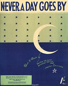 Never a day goes by - Music Sheet Cover Never a day goes by - Music Sheet Cover