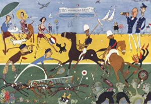 Deauville - an artists impression by Tony Wysard Deauville - an artists impression by Tony Wysard